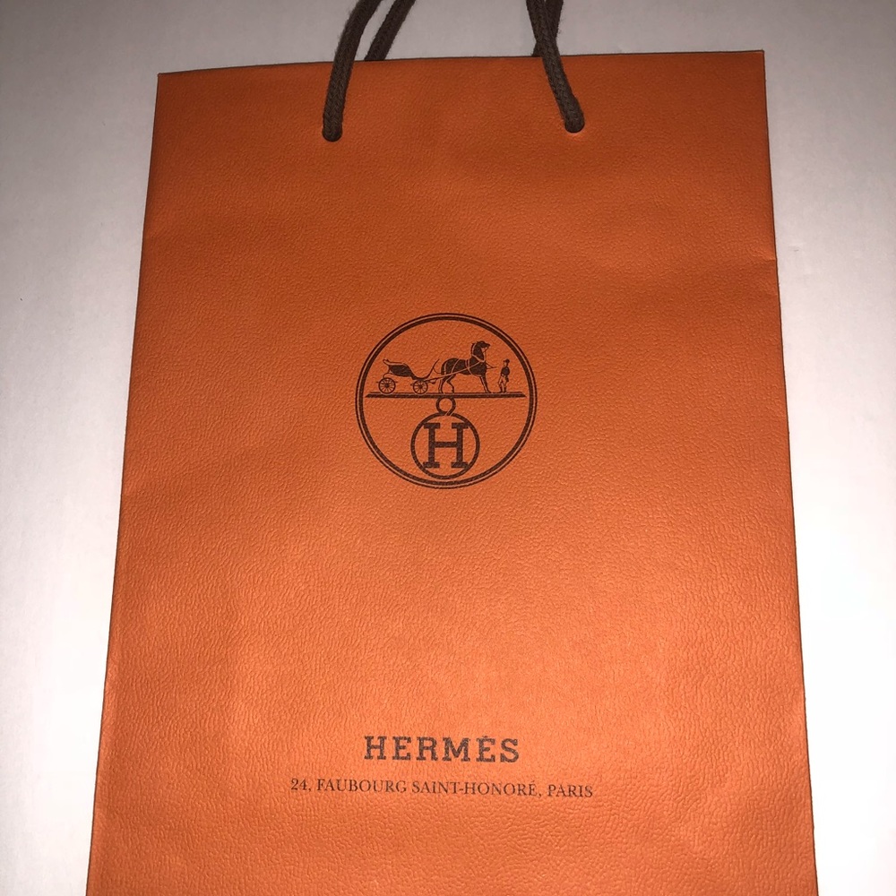 🇫🇷Hermès Orange shopping bag🇫🇷